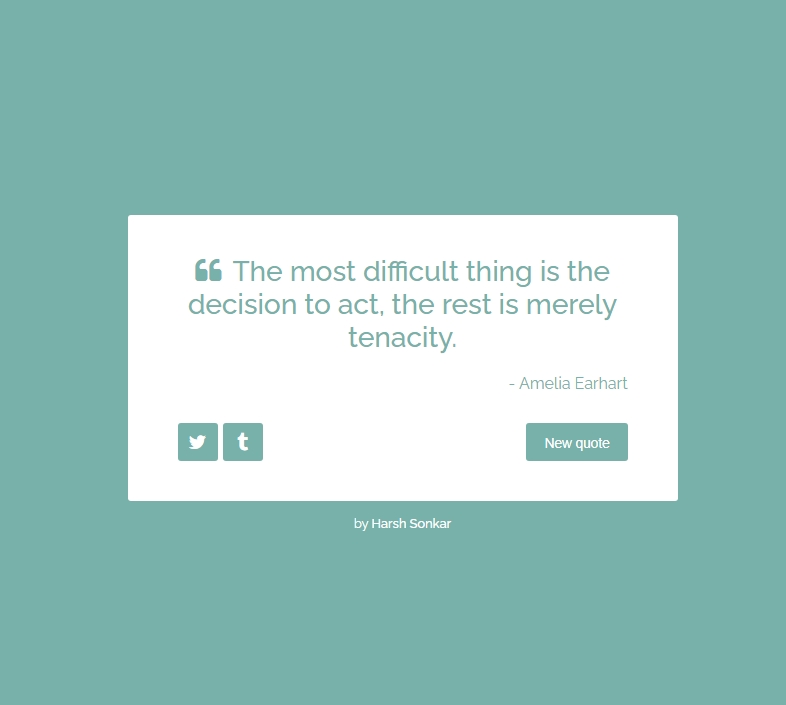 Random Quote Machine Image