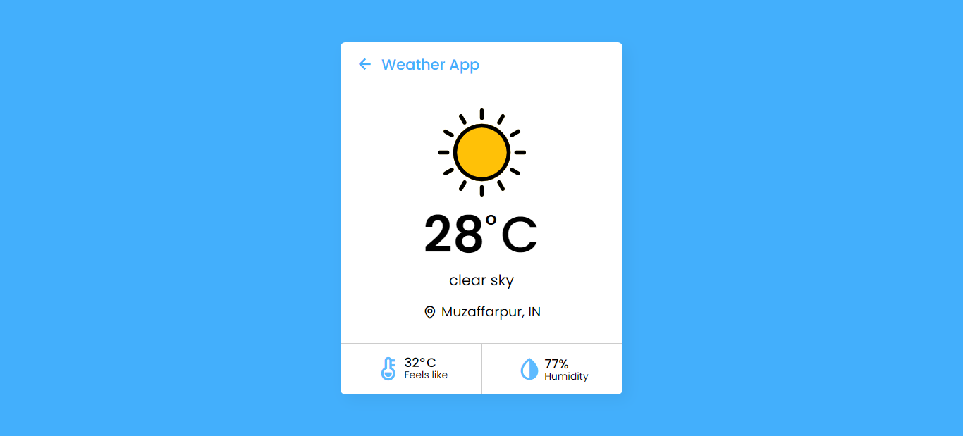 Weather App Image